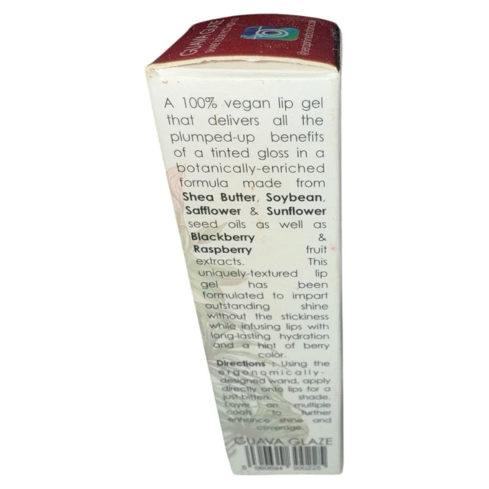 Seraphine Botanicals Berry + Juice Vegan‎ Lip Gel Tinted Gloss 6ml Guava Glaze
